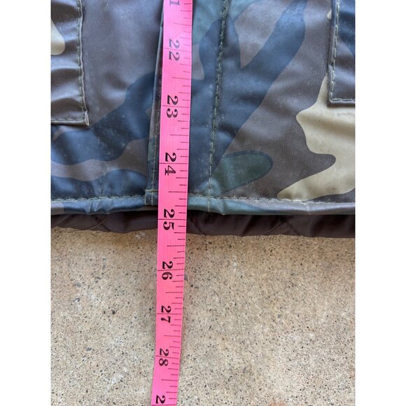 Vintage Duck Bay PVC Camo Hooded Jacket Waterproof Size M Outdoor Hunting Coat - Picture 5 of 5